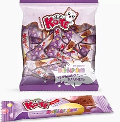 Конфеты Эссен "CHO KO-TE" BUBBLE GUM с взрывной карамелью пакет 1кг