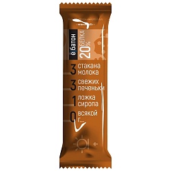 БАТОНЧИК  ПРОТЕИНОВЫЙ Ё БАТОН В ШОКОЛАДНОЙ ГЛАЗ.СО ВКУСОМ ПЕЧЕНЬЯ 50ГР