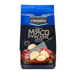 ПЕЛЬМЕНИ МЯСОРУБСКИЕ С РУБЛЕНОЙ ГРУДИНКОЙ 700ГР