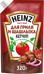 КЕТЧУП ХАЙНЦ ГРИЛЬ/ШАШЛЫК 320ГР Д/П