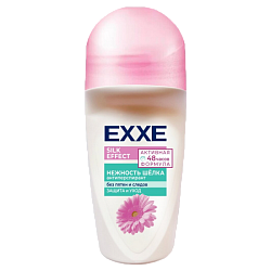 ДЕЗОДОРАНТ АНТИПЕРСПИРАНТ ШАРИКОВЫЙ EXXE ЖЕНСКИЙ НЕЖНОСТЬ ШЕЛКА 50МЛ