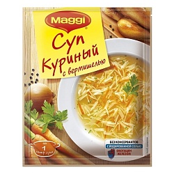 СУП МАГГИ КУРИНЫЙ С ВЕРМИШЕЛЬЮ 50ГР
