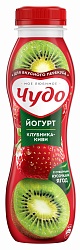 Йогурт Чудо питьевой Клубника-киви п/бут 260г 1,9% (6шт)