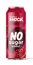 НАПИТОК FITNESSHOCK ТОНИЗИРУЮЩИЙ ПЕРСИК 450ГР Ж/Б