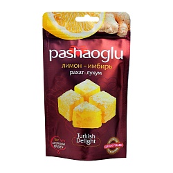 РАХАТ-ЛУКУМ PASHAOGLU ЛИМОН-ИМБИРЬ 150 Г