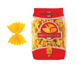 Макаронные изделия Шебекинские №400 Бабочки, 350 г