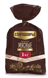 ПЕЛЬМЕНИ СТАРОДВОРЬЕ МЯСНЫЕ С ГОВЯДИНОЙ 1КГ