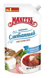 МАЙОНЕЗ МАХЕЕВ СМЕТАННЫЙ 50,5% 400МЛ ДП