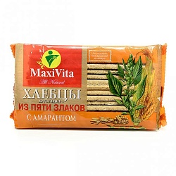 ХЛЕБЦЫ ХРУСТЯЩИЕ МАКСИВИТА С АМАРАНТОМ 150ГР