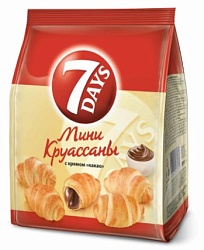 КРУАССАНЫ СЕВЕН ДЕЙС МИНИ КАКАО 105ГР