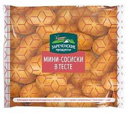 МИНИ-СОСИСКИ ЗАРЕЧЕНСКИЕ В ТЕСТЕ 0,3 КГ