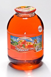 Нектар  Яблочно-Клубничный осветленный "Широкий карамыш" 3 л.