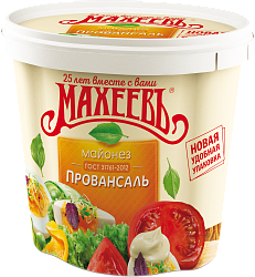 МАЙОНЕЗ МАХЕЕВ ПРОВАНСАЛЬ 50.5% ВЕДРО 1000МЛ