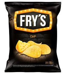 Чипсы из натур. картофеля FRY’S Сыр Выдержаннй 70г
