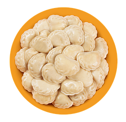 ВАРЕНИКИ ПОСТНЫЕ КАРТОФЕЛЬ/ЛУК МЯСНАЯ ГАЛЕРЕЯ ЗАМ /ВЕС