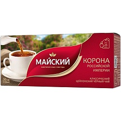 ЧАЙ МАЙСКИЙ КОРОНА РОССИЙСКОЙ ИМПЕРИИ 25П*2ГР