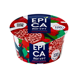 Йогурт EPICA с гранатом и малиной, 4.8%, 130 г