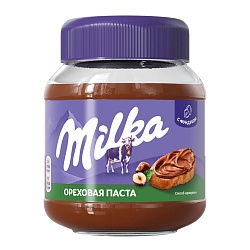 ПАСТА ОРЕХОВАЯ MILKA С ДОБАВЛЕНИЕМ КАКАО 180ГР