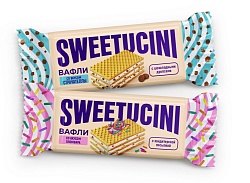 ВАФЛИ SWEETUCINI НЕГЛАЗИРОВАННЫЕ МИКС/ВЕС