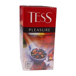 Чай черный Tess Pleasure с добавками в пакетиках, 25 шт