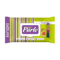 Влажные салфетки для детей с крышкой PARLO 120шт.
