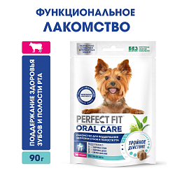 ЛАКОМСТВО ПЕРФЕКТ ФИТ Д/СОБАК ЗДОРОВЬЕ П/РТА ГОВЯДИНА 90ГР