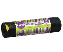 ПАКЕТЫ Д/МУСОРА ПАРЛО С ЗАВЯЗКАМИ 35Л 15ШТ