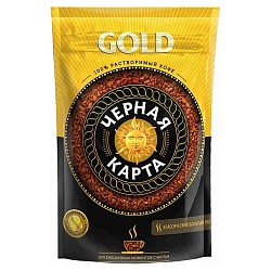 КОФЕ ЧЕРНАЯ КАРТА ГОЛД РАСТВОРИМЫЙ 150ГР М/У