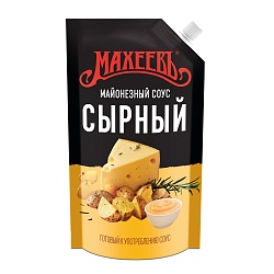 Соус  Махеев Сырный 25%  Дой-пак с доз. 380г