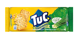 ПЕЧЕНЬЕ КРЕКЕР TUC СМЕТАНА/ЛУК 24х100г