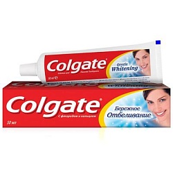 Зубная паста Colgate Бережное Отбеливание 100мл.