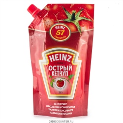 КЕТЧУП ХАЙНЦ ОСТРЫЙ 320ГР Д/П
