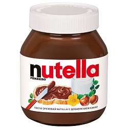 Паста ореховая Нутелла с добавлением какао 180г