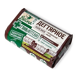 МЫЛО ТУАЛЕТНОЕ ВЕСНА ГЛАВАПТЕКА ДЕГТЯРНОЕ 90ГР