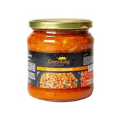 ФАСОЛЬ С ГРИБАМИ ГРИН КИНГ 480ГР СТ/Б