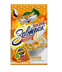 ХЛОПЬЯ МЕДОВЫЕ РУЗИК С ВИТАМИНАМИ И ЖЕЛЕЗОМ 250ГР