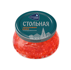 ИКРА ЛОСОСЕВАЯ РУССКОЕ МОРЕ СТОЛЬНАЯ ИМИТАЦИЯ ПАСТЕР ЛЮКС 230Г СТ/Б