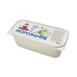 БЗМЖ МОРОЖЕНОЕ ПЕСТРАВКА ПЛОМБИР ВАН. 15% КОНТЕЙНЕР 2,3КГ