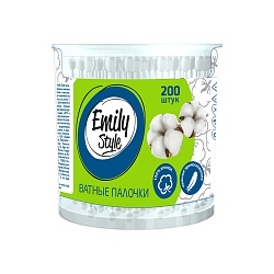 Ватные палочки банка Emily Style 200шт.