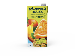 НЕКТАР ВОЛЖСКИЙ ПОСАД 2Л МУЛЬТИФРУКТ