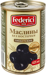 МАСЛИНЫ ГИГАНТ Б/К FEDERICI Ж/Б 400ГР