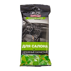 САЛФЕТКИ ВЛАЖНЫЕ ДЛЯ УХОДА ЗА  ИНТ. АВТОМОБИЛЯ 25ШТ AVK-201 AVS