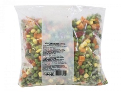 Смесь овощей быстрозамороженных "Мексиканская",  фасованная, 1,0 кг