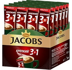 Якобс Крепкий  кофе 3 в1 12гр