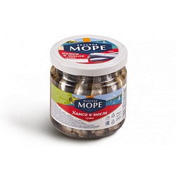 Хамса Вкусное море черноморская пряного посола тушка в масле ст/б 200г