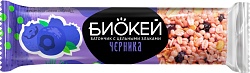 БАТОНЧИК БИОКЕЙ С ЧЕРНИКОЙ И ЦЕЛЬНЫМИ ЗЛАКАМИ 30 Г