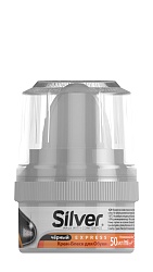 КРЕМ-БЛЕСК СИЛЬВЕР ЧЕРНЫЙ Д/ОБУВИ БАНКА С ГУБКОЙ 50МЛ