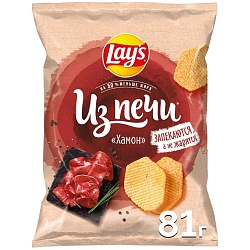 ЧИПСЫ ЛЭЙС 81ГР ИЗ ПЕЧИ ХАМОН