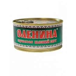 МЯСО ОЛЕНЯ ТУШЕНОЕ БАЛТИЙСКАЯ ОХОТА 325Г