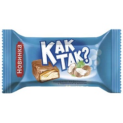 КОНФЕТЫ ЭССЕН КАК ТАК? ВАФЕЛЬНЫЕ С КАРАМЕЛЬЮ И КОКОСОМ/ВЕС